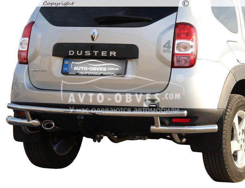Захист заднього бампера Renault Duster 2010-2017, фото 1
