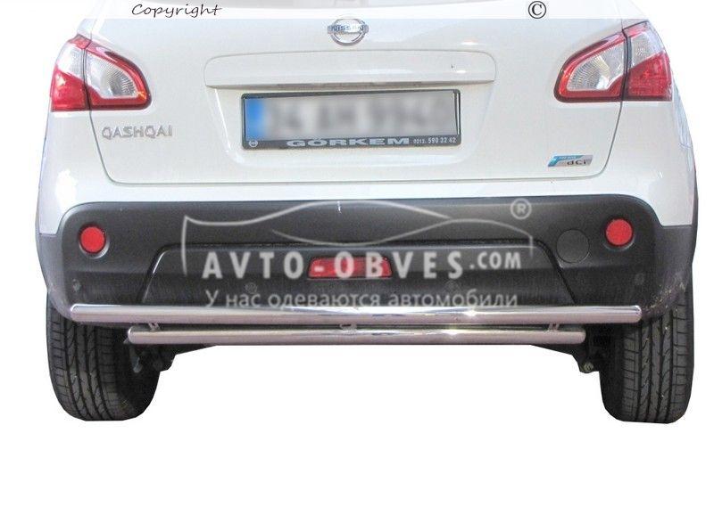 Захист заднього бампера Nissan Qashqai, фото 1