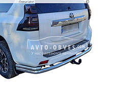 Захист заднього бампера Toyota Prado 150 FL 2020-... - тип: під фаркоп