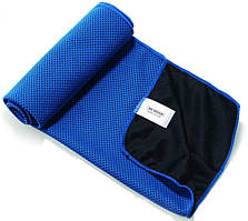 Рушник для спортзалу бамбукове WK Sport towel WT-TW01 90x30 см, синє