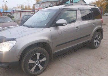 Вітровики Skoda Yeti 2009 (на скотчі)\Дефлектори вікон Шкода Йеті, фото 2