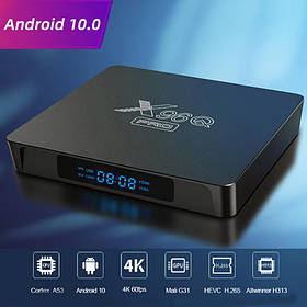 Смарт-ТВ-приставка X96Q Pro 2/16 Gb SmartTV Андроїд ТВ Android TV box