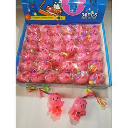 Кулон сяючий "Кітті рожевий"