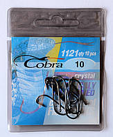 Cobra crystal, рыболовные крючки , №10, 10шт