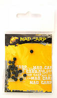 Стопорный шарик Mad Carp 4 мм (силикон) болотный 20 шт