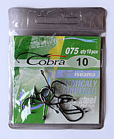 Гачки для риболовлі Cobra iseama, №10, 10шт.