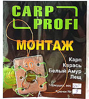 Оснащенная кормушка Carp Profi макушатник-свинец, 40г