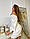 Красиве коктейльне плаття довжини міні з креп-костюмної тканини з об'ємним рукавом Розмір: 42-44,46-48 арт. 708, фото 2