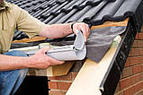 Монтаж водостічної системи з металу — встановлення зовнішнього водостійкого ПВХ для покрівлі будинку під ключ, фото 3