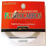 Леска рыболовная флюорокарбоновая Dr.AGON FIVE CONSTRUCTION, сечение 0,60, 25м