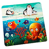 Пазл 3 в 1 "Улюблені тварини", фото 3