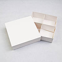 Коробка для сухофруктів без вікна 160х160х55, біла