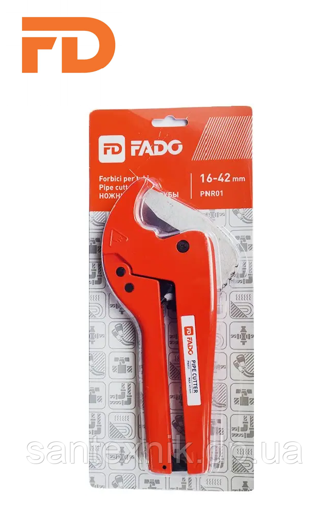 Ножиці FADO для пластикових труб (Ø16-42 мм) PNR01
