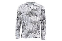 Блуза Simms SolarFlex Crewneck Prints Cloud Camo Grey XXL