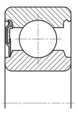 Підшипник 160703 китай, фото 1
