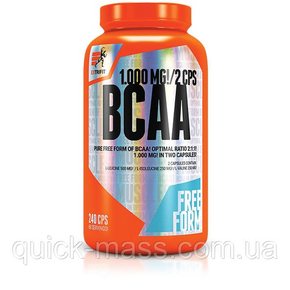 Амінокислоти Extrifit BCAA 2:1:1 Pure 240 caps