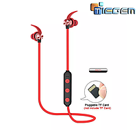 Вакуумные наушники и гарнитура беспроводные Bluetooth блютуз, MP3 плеер Tiegem ER1-R