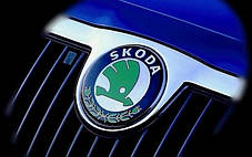 Емблема Skoda (Шкода) 89 мм значок Octavia, Fabia, Rapid, Superb, фото 2