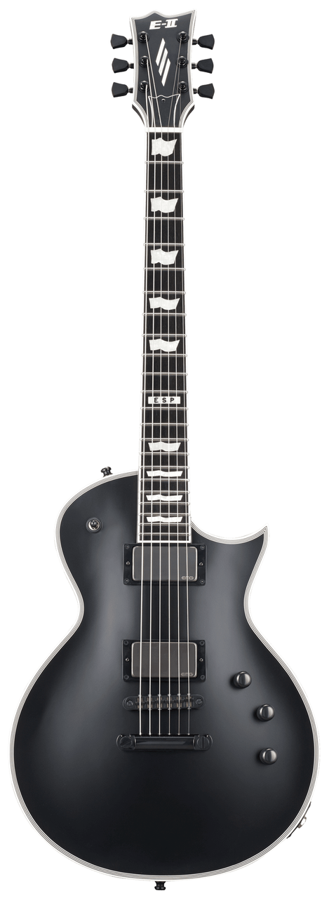 Електрогітара ESP E-II ECLIPSE EMG (Black Satin), фото 1