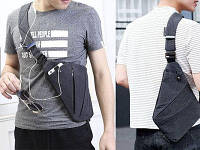 Мужская плечевая сумка, Сумка-мессенджер Cross Body, Сумка кобура через плечо, Сумка для документов и