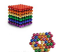 Neo Cube Нео Куб 5мм цветной, Головоломка, Разноцветный нео куб, Антистресс магнитные шарики, Магнитный, в!, в