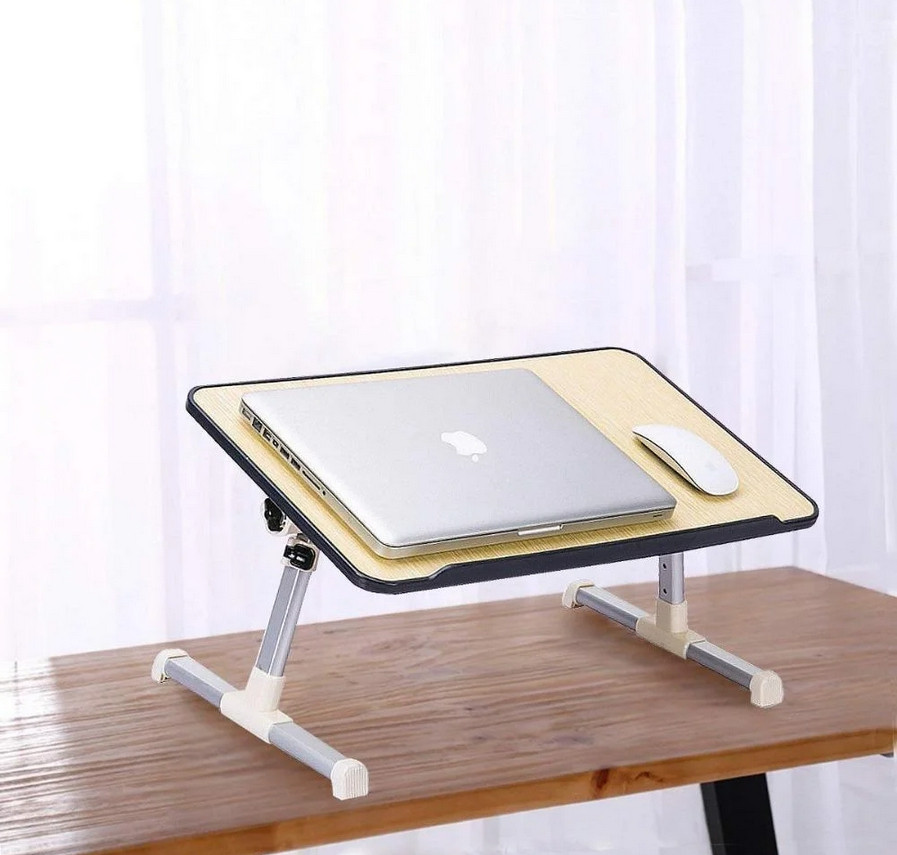 Столик для ноутбука Laptop Table A8 - складной столик подставка для ноутбука с охлаждением (b535) и - фото 7 - id-p1550632430