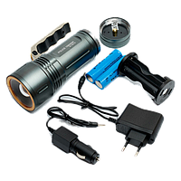 Фонарь прожектор Police BL-T801 - мощный супер яркий переносной ручной фонарик, фонарик с зумом (b254), в