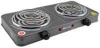 Электроплита DOMOTEC MS-5802 двойная - настольная электрическая плита на две конфорки (2000 Вт) (b75)! Лучшая