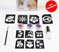 Татуировка для детей с блеском Shimmer Glitter Tattoos