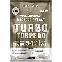 Дрожжи Browin Turbo Torpedo 5-7 дней 21% 403131