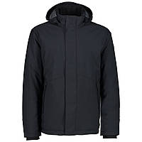 Черная утепленная мужская куртка CMP MAN JACKET SNAP HOOD 31K2797-U901