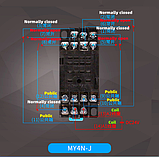 Проміжне електромагнітне комутаційне реле MY4NJ з розетковим роз'ємом 24 В 5 A на 4 групи, фото 4