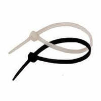 Стяжки для кабеля 80мм*2.5мм черная+белая