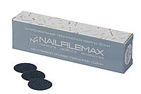 Сменные файлы Nail File Max 240 грит для педикюрного диска, размер M, диаметр 20мм, 100 шт./уп.,