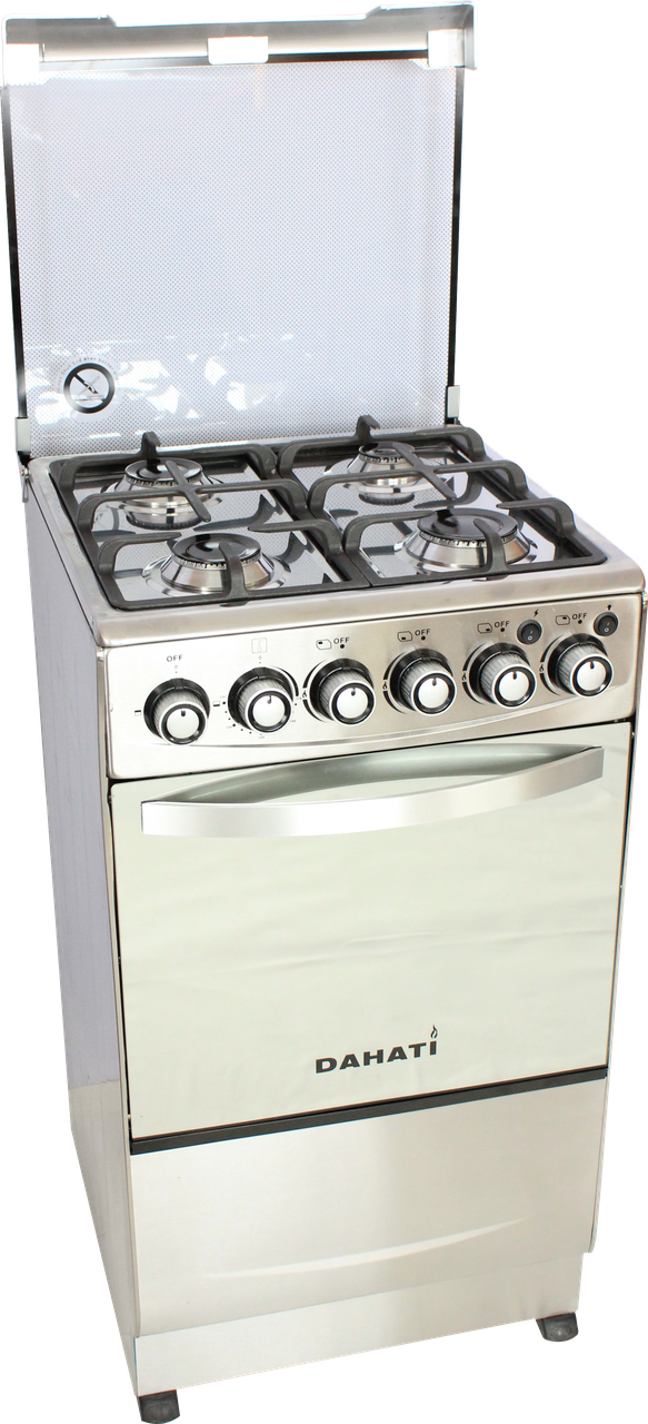 Плита комбінована DAHATI 2000-19GХ Нержавійка Гриль Чугун - фото 1 - id-p1550698718