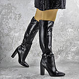 Чоботи жіночі Fashion Sarge 2185 37 розмір 24 см Чорний, фото 6