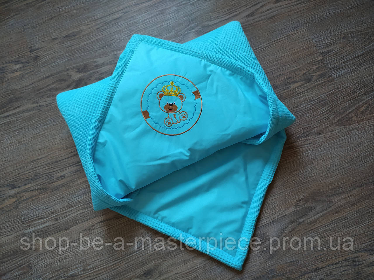 Конверт на виписку блакитний ковдра плед коляску ліжечко новонародженому маляті подарунок хлопчикові  00197