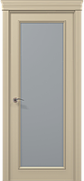 Двери крашенные, Полотно, серия ART DECO (ART-01), стекло сатин RAL 1015