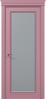 Двери крашенные, Полотно, серия ART DECO (ART-01), стекло сатин RAL 3015