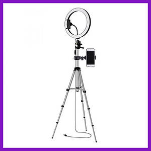 Кільцева лампа набір блогера 2 в 1 кільцева LED лампа з тримачем для телефону штатив лампа для тік току
