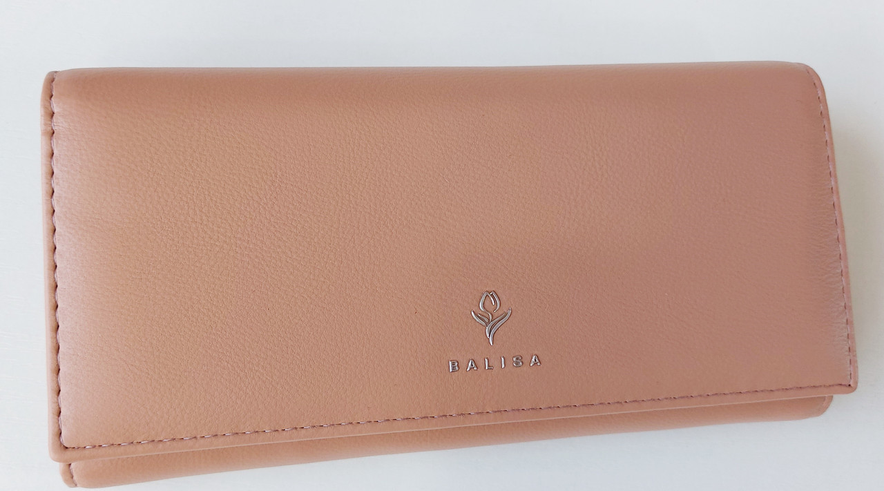 Жіночий гаманець Balisa C88200 пудра Жіночий гаманець зі штучної шкіри закривається на магніт