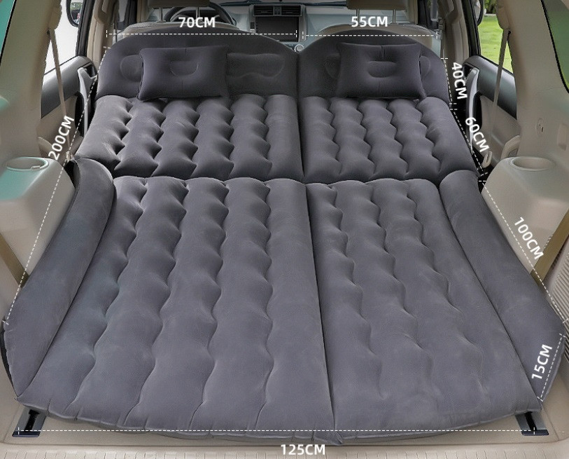 Універсальний автомобільний матрац у багажник та салон автомобіля, чорний