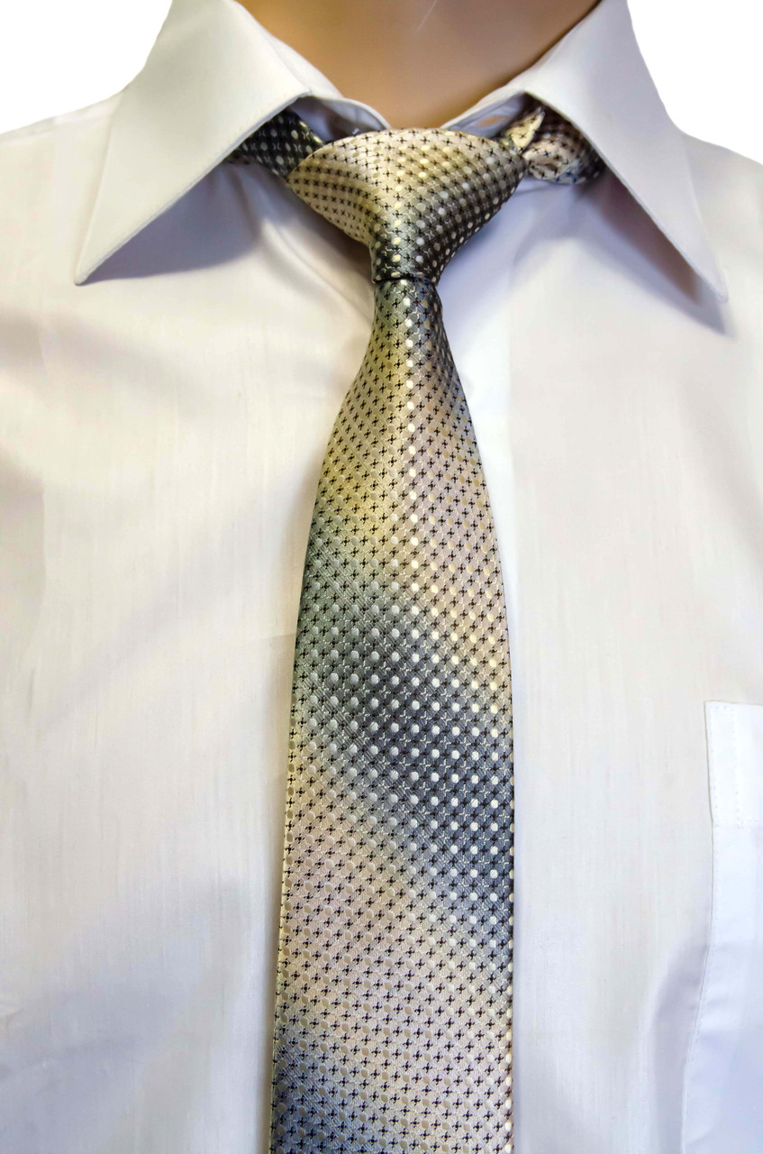 Класична чоловіча краватка Roberto Gabanni. Ручна робота. Бежева