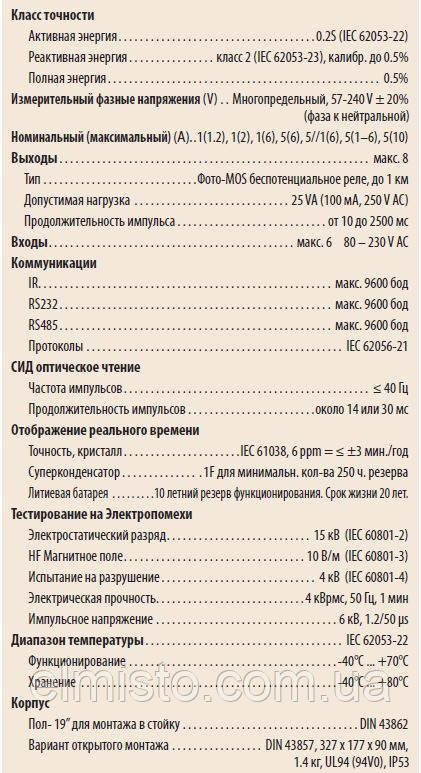 Трехфазный многотарифный высокоточный многофункциональный интеллектуальный счетчик электроэнергии класс 0,2S трансформаторного включения ISKRA MT860
