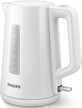 Електрочайник Philips Series 3000, пластиковий, білий, електричний чайник Філіпс, фото 3