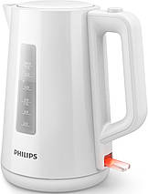 Електрочайник Philips Series 3000, пластиковий, білий, електричний чайник Філіпс, фото 2