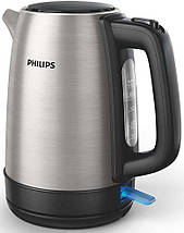 Електрочайник Philips Kettle, металевий, сріблястий, електричний чайник Філіпс, фото 2