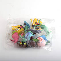 Набір Фігурок Губка Боб 8 штук комплект, фото 4