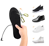 Електро устілки USB з підігрівом для зими (розмір 35-40) - теплі устілки для взуття від Power Bank Koff-40