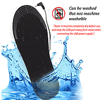 Електро устілки USB з підігрівом для зими (розмір 40-45) - теплі устілки для взуття від Power Bank Koff-40